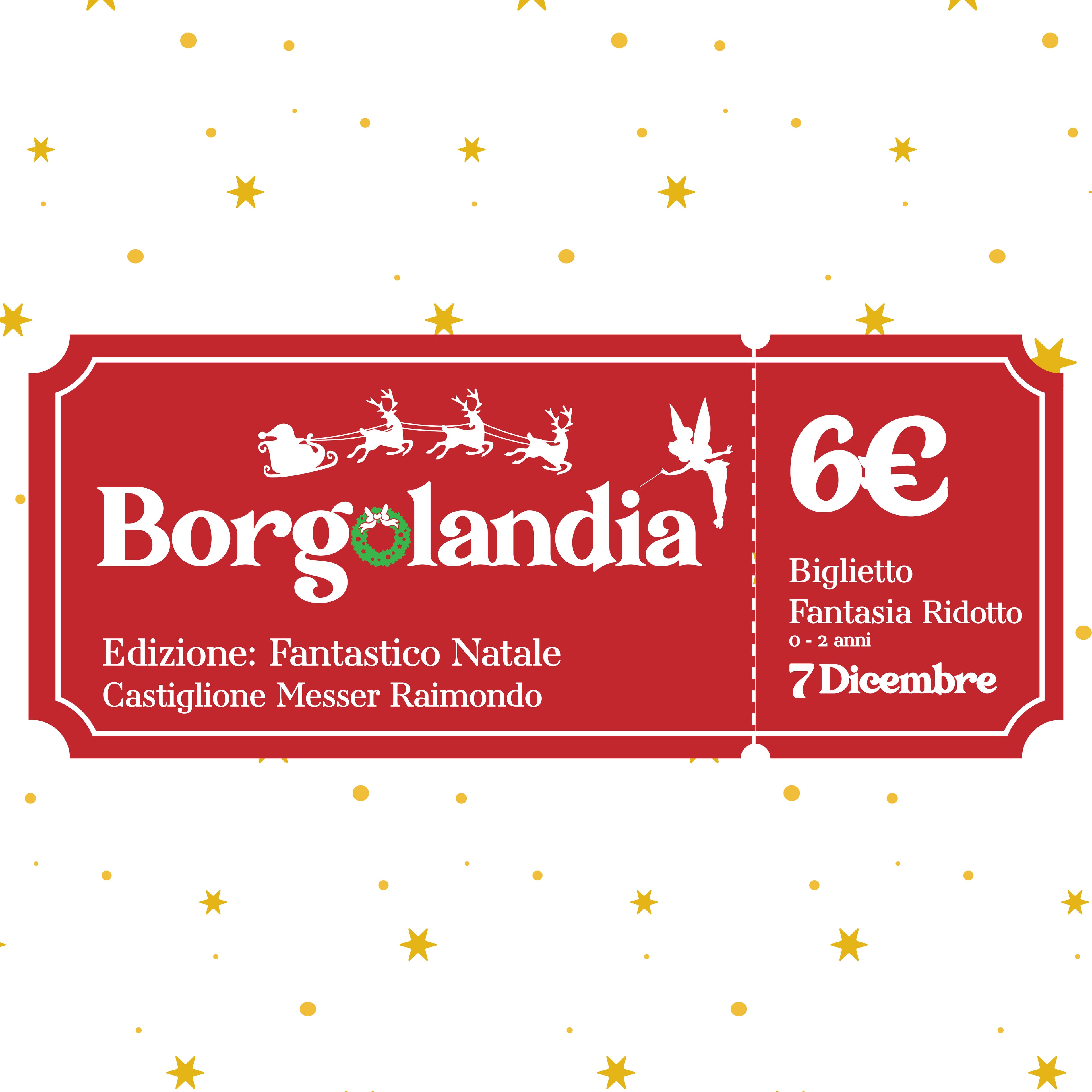 BIGLIETTO PICCOLI SOGNATORI 0-2 ANNI