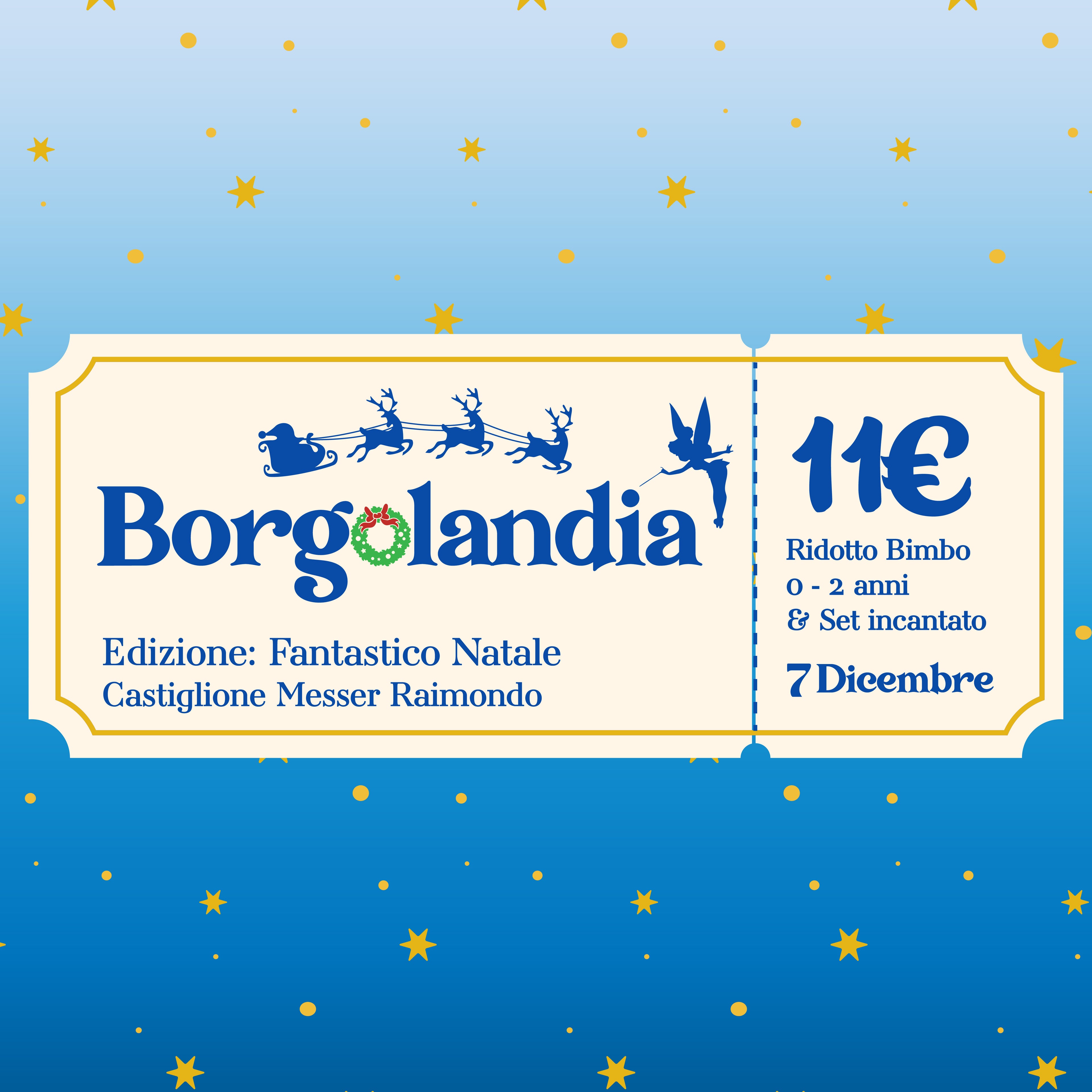 BIGLIETTO PICCOLI SOGNATORI PLUS BIMBO 0-2 ANNI + SET INCANTATO